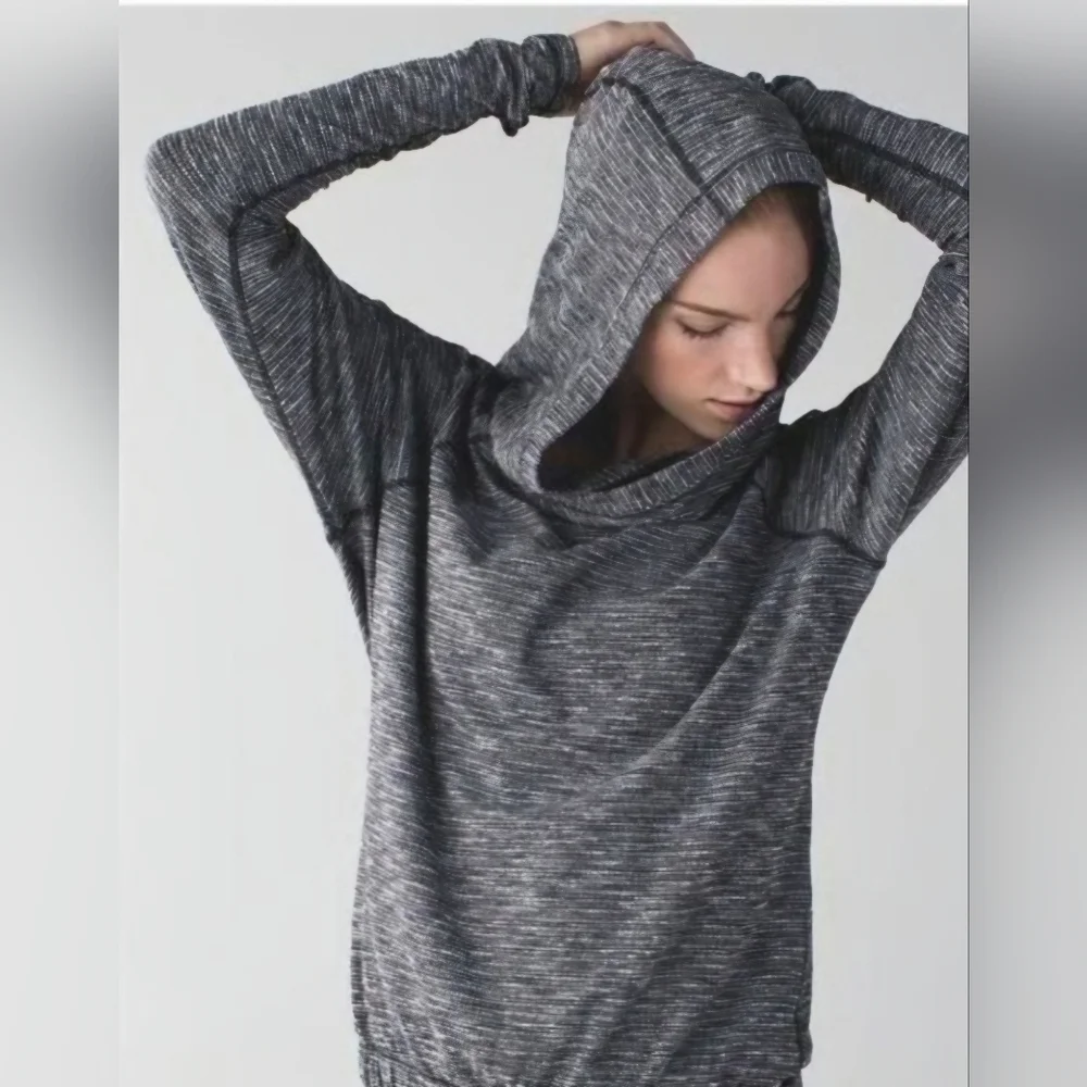 Lululemon Athletica Healthy Heart Pullover II Hoodie- In Coco Pique